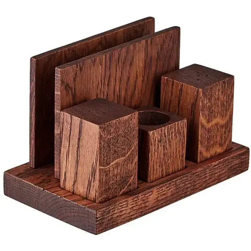 Набор для специй и салфеток, PPwood, 17 х 10 см