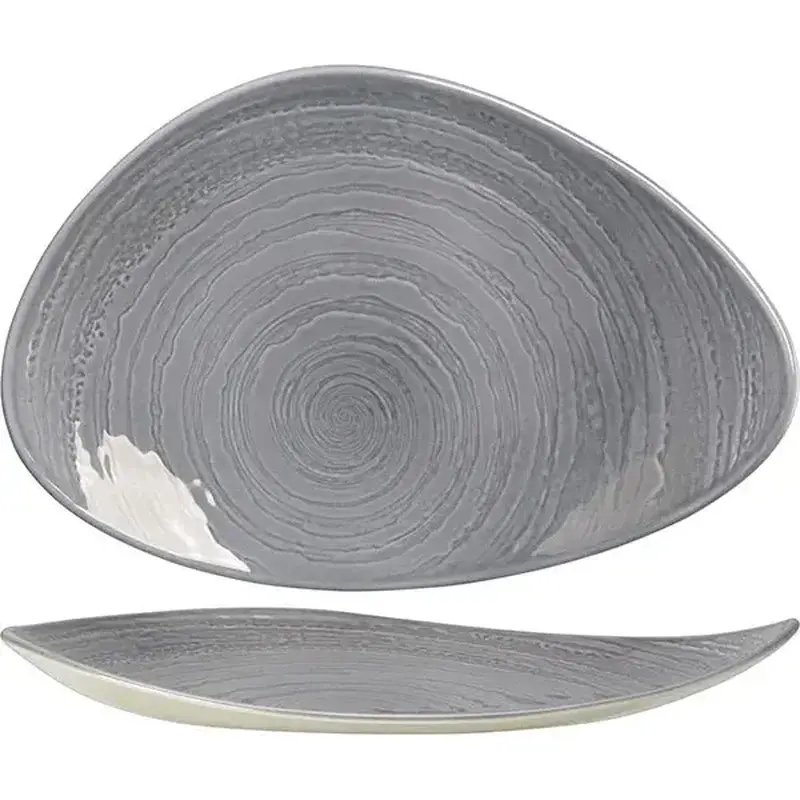 Блюдо, Steelite, Scape Grey, 37.5 х 25 см
