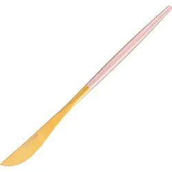 Нож столовый, Kunstwerk, Stil Pink Gold Matte, 22.3 х 1.5 см