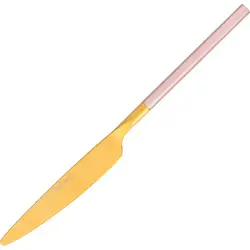 Нож столовый, Kunstwerk, District Pink Gold Matte, 22.5 х 1.8 см