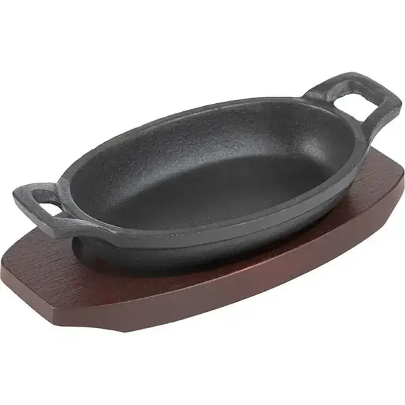 Сковорода для фахитос, Prohotel, Ember Cast Matt, 15.5 х 9.5 см