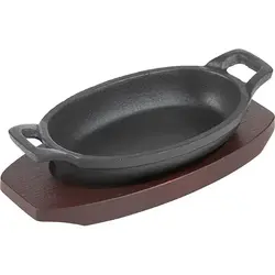 Сковорода для фахитос, Prohotel, Ember Cast Matt, 15.5 х 9.5 см