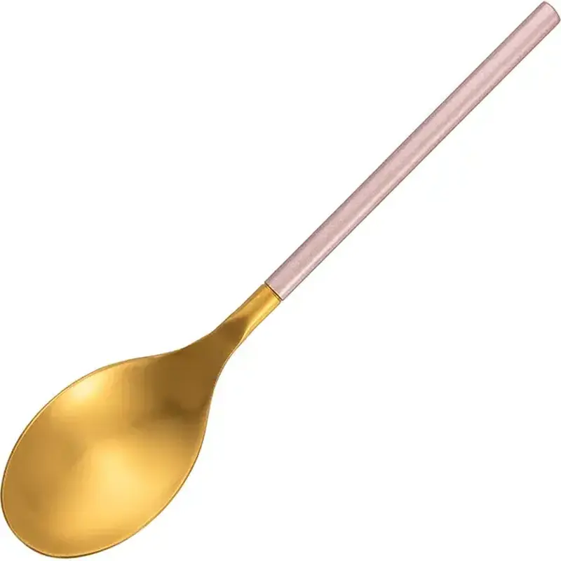 Ложка столовая, Kunstwerk, District Pink Gold Matte, 19.6 х 4 см