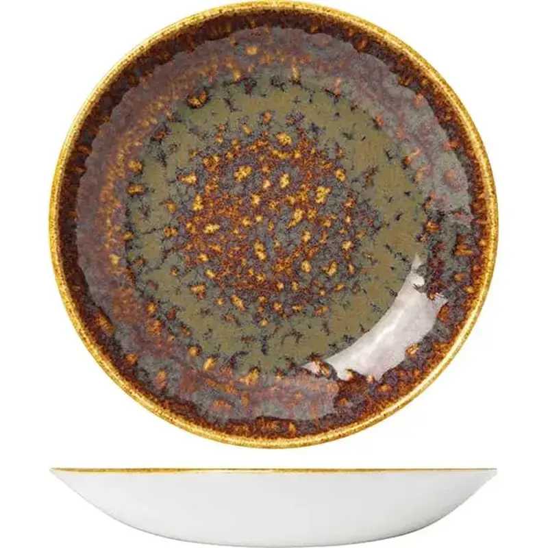 Салатник, Steelite, Vesuvius Amber, 21.5 см, 650 мл