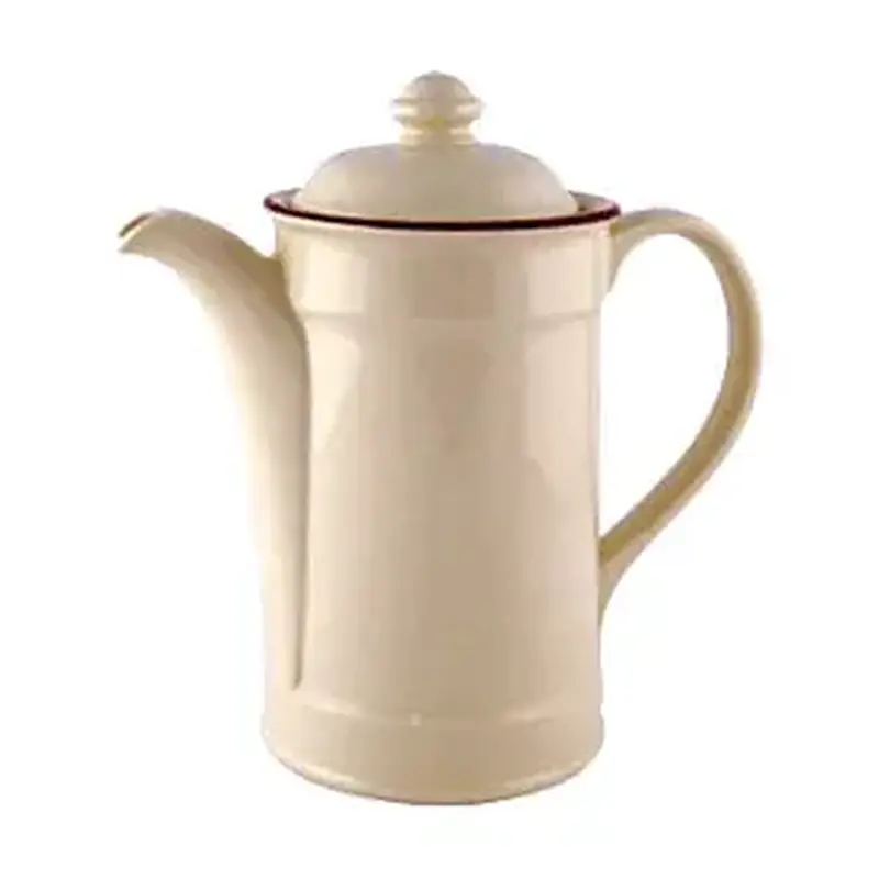 Кофейник, Steelite, Ivory Claret, 8.3 см, 18 см, 425 мл