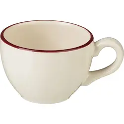 Чашка кофейная, Steelite, Ivory Claret, 6.5 см, 8.5 см, 85 мл