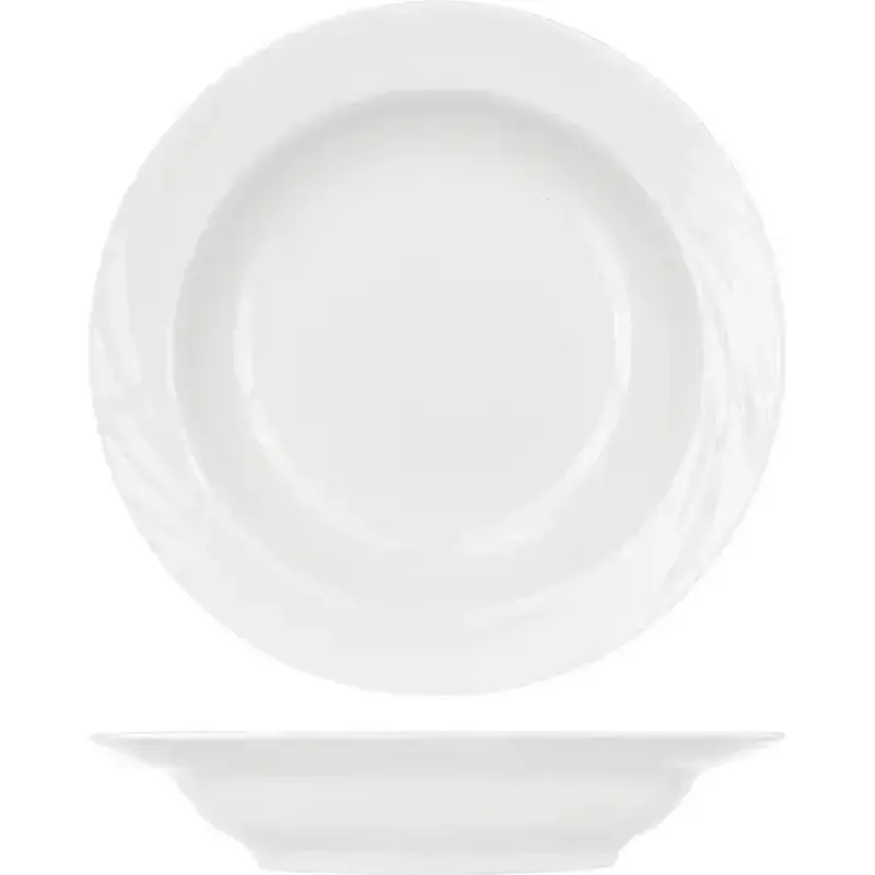 Тарелка глубокая, Добрушский фарфоровый завод, Голубка, 22 см, 350 мл