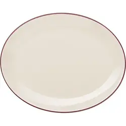 Блюдо, Steelite, Ivory Claret, 20 х 16 см