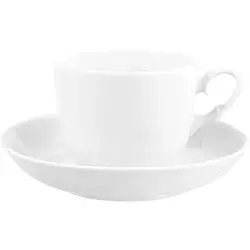 Чайная пара, Добрушский фарфоровый завод, Тюльпан, 8.7 см, 250 мл