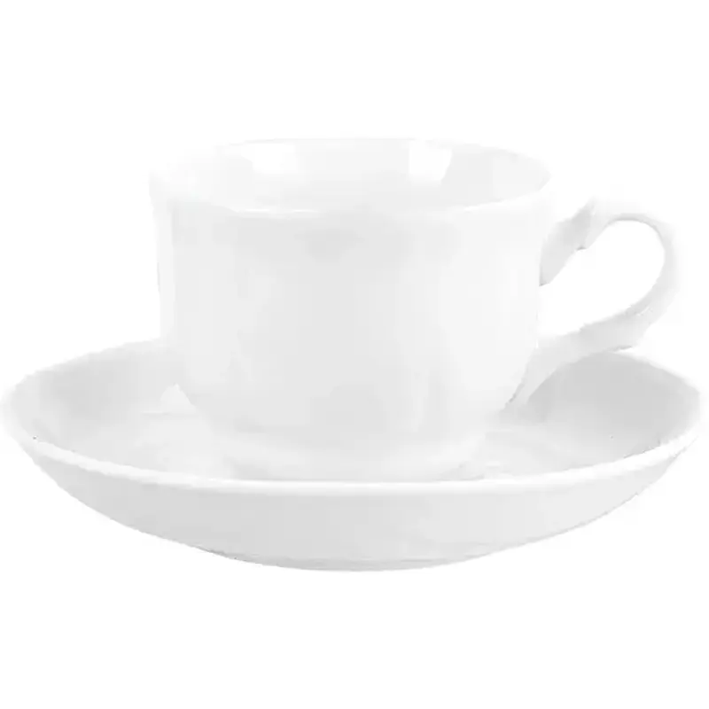 Чайная пара, Добрушский фарфоровый завод, 8.5 см, 250 мл