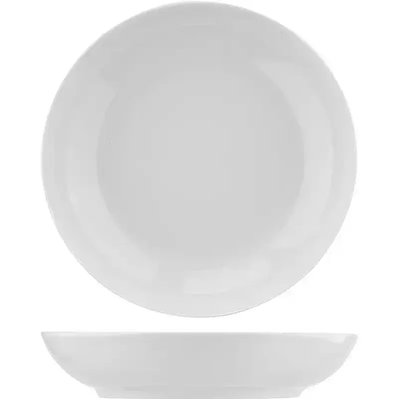Тарелка глубокая, Добрушский фарфоровый завод, Универсал, 20.5 см, 700 мл