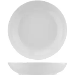 Тарелка глубокая, Добрушский фарфоровый завод, Универсал, 20.5 см, 700 мл