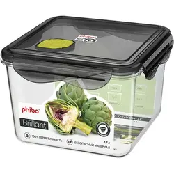 Контейнер для продуктов, Restola, Brilliant, 16 х 16 см, 1.7 л