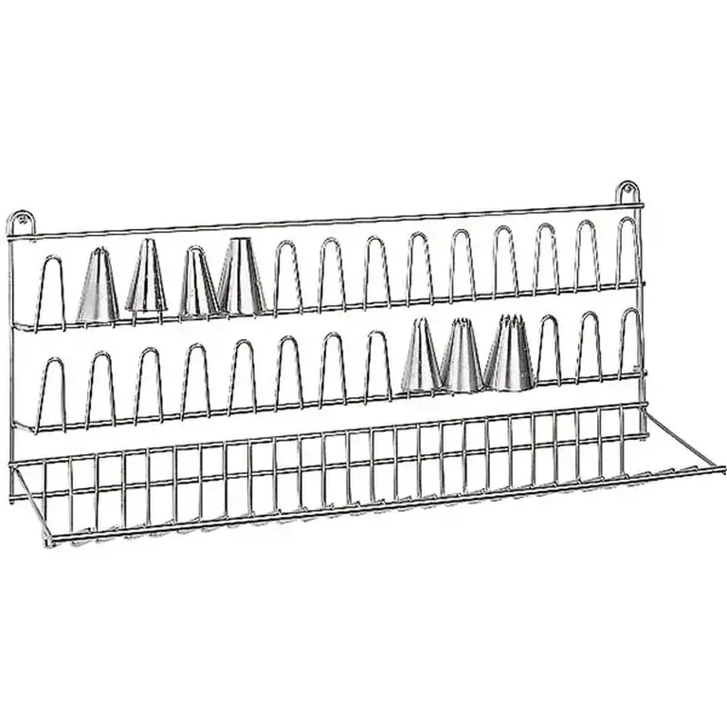 Сушилка настольная для кондитерских насадок, Paderno, 51 х 14 х 24 см