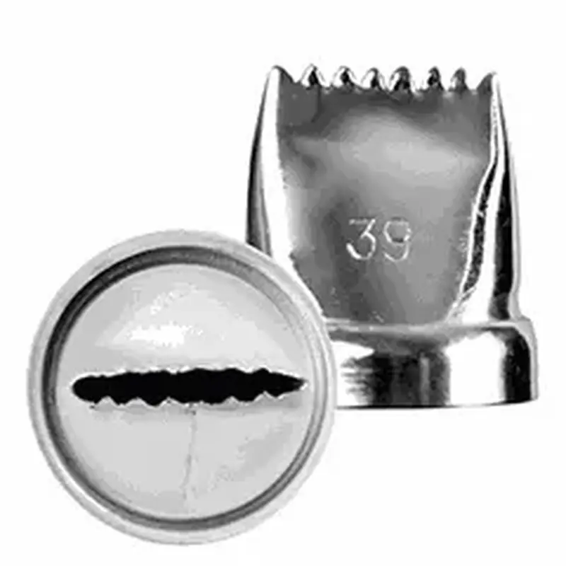 Насадка кондитерская «Рифленая лента», металлическая, ProHotel, 2.2 х 3 см, 2.2 см