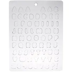 Форма для шоколада «Английский алфавит», Martellato, 24 х 18.5 см