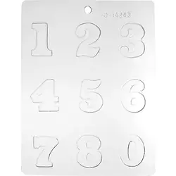 Форма для шоколада «Цифры», Martellato, 24 х 18.5 см