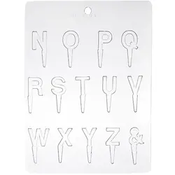 Форма для шоколада «Английские букв 14 шт д/торта», Martellato, 24 х 18.5 см