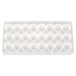 Форма для шоколада «Сердце», 24 ячейки, P.L. Proff Cuisine, 27.5 х 13.5 х 2.4 см