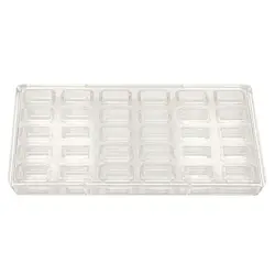 Форма для шоколада «Прямоугольник», 30 ячеек,  P.L. Proff Cuisine, 27.5 х 13.5 х 2.4 см