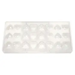 Форма для шоколада «Сердце», 24 ячейки, поликарбонат, P.L. Proff Cuisine, 27.5 х 13.5 х 2.4 см