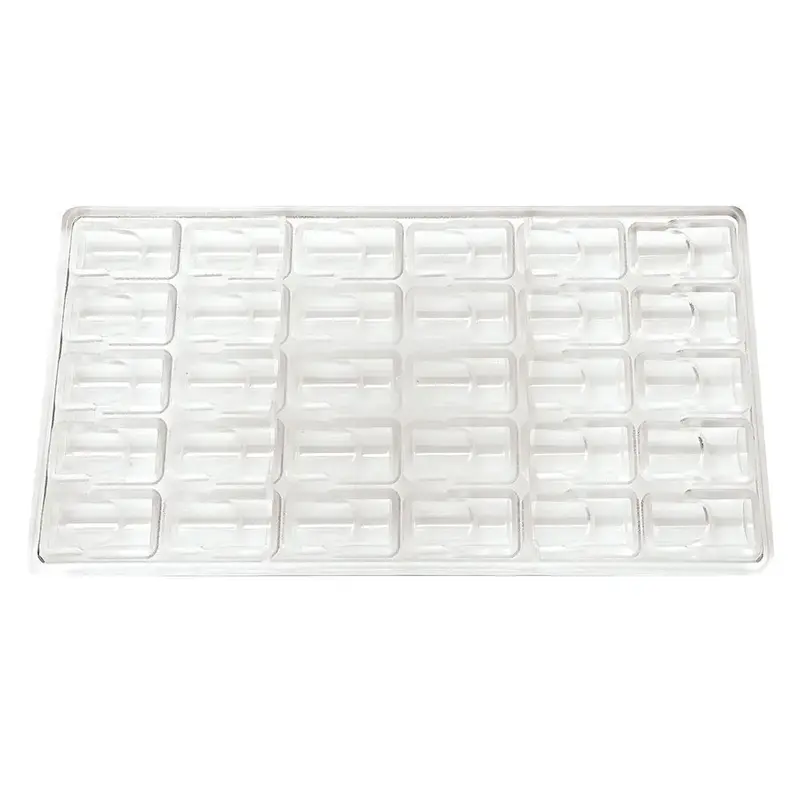 Форма для шоколада «Прямоугольник двойной», P.L. Proff Cuisine, 27.5 х 13.5 х 2.4 см