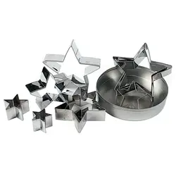 Набор кондитерских форм «Звезда», P.L. Proff Cuisine, 12 х 3 см, 12 см