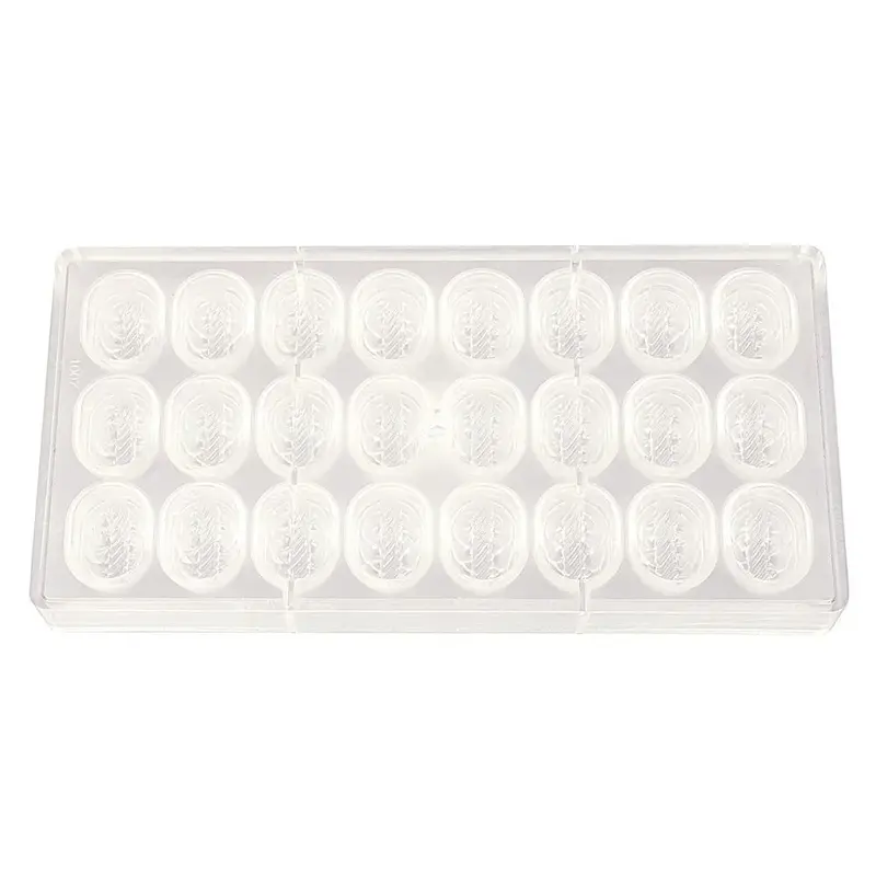 Пластиковая форма «Овал с узором», P.L. Proff Cuisine, 27.5 х 13 х 2.4 см