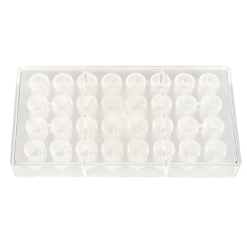 Пластиковая форма «Круг», 32 ячейки,  P.L. Proff Cuisine, 27.5 х 13 х 2.4 см