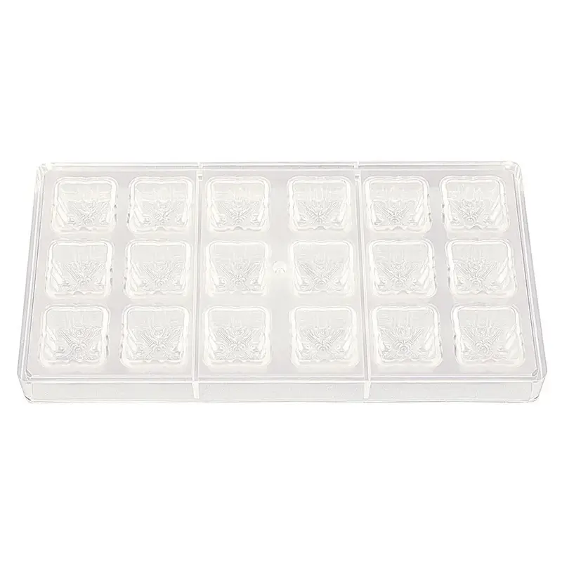 Пластиковая форма «Квадрат с узором», P.L. Proff Cuisine, 13 х 2.4 см