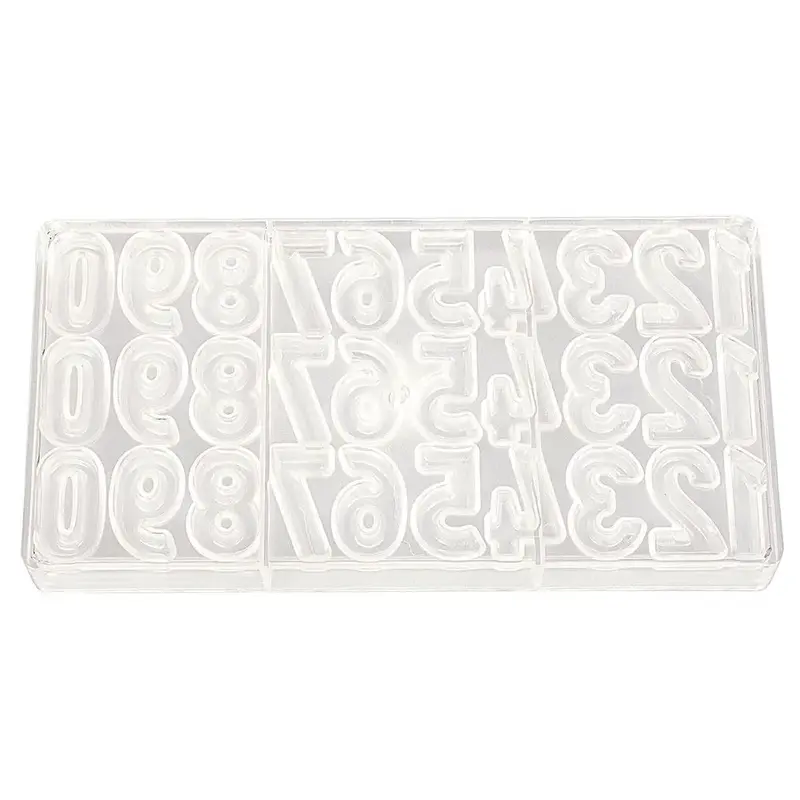 Пластиковая форма «Цифры», P.L. Proff Cuisine, 27.5 х 13 х 2.4 см