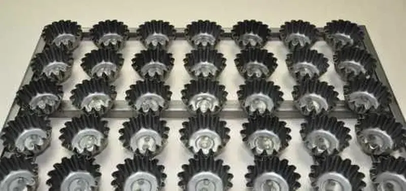 Сборка форм для кексов, металл с антипригарным покрытием, P.L. Proff Cuisine, 60 х 40 см, 0.02 л