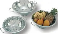 Дуршлаг, MGsteel, 24 х 10 см, 2 л, 24 см