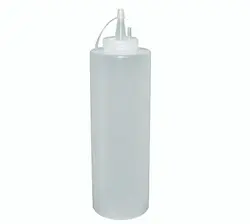 Емкость для соуса с крышкой, прозрачная, MGprof, 1 л, 7.5 см