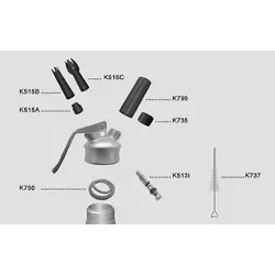 Насадка прямая для сифона (кремера), Kayser
