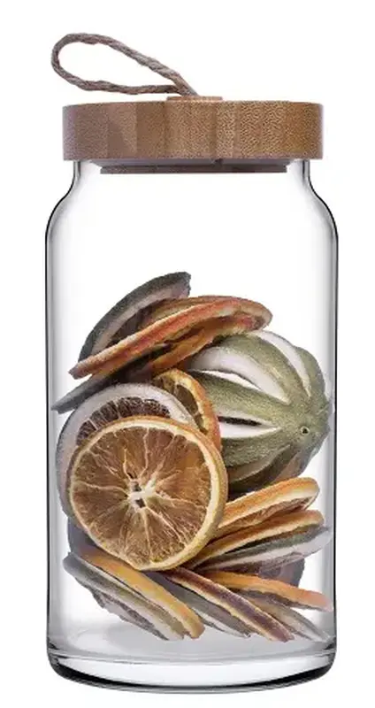 Банка для сыпучих продуктов, Pasabahce, Woody, 1.13 л