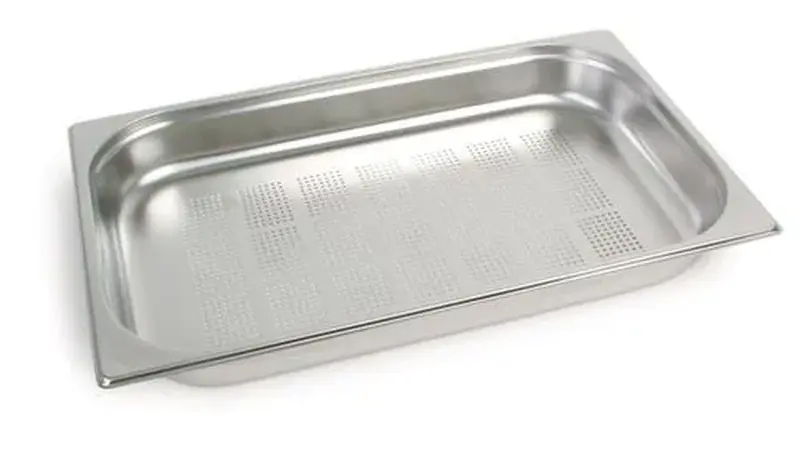 Гастроемкость перфорированная, MGsteel, 53 х 32.5 х 6.5 см, 9 л