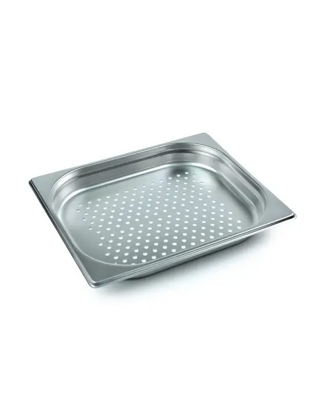 Гастроемкость перфорированная, нержавеющая сталь, MGsteel, 26.5 х 32.5 х 4 см, 2 л