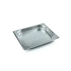 Гастроемкость перфорированная, нержавеющая сталь, MGsteel, 26.5 х 32.5 х 4 см, 2 л
