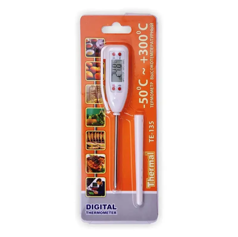 Термометр цифровой, высокотемпературный щуп, P.L. Proff Cuisine