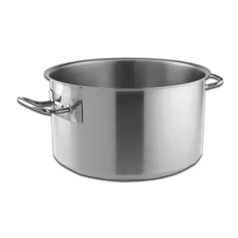 112407 Кастрюля, 7.2л., d=24 h=16см., без крышки нерж.сталь