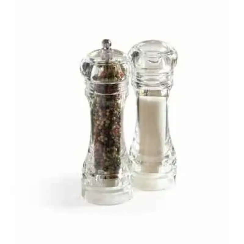 2462260 Набор мельница для соли или перца,и солонка h=26 см. акрил