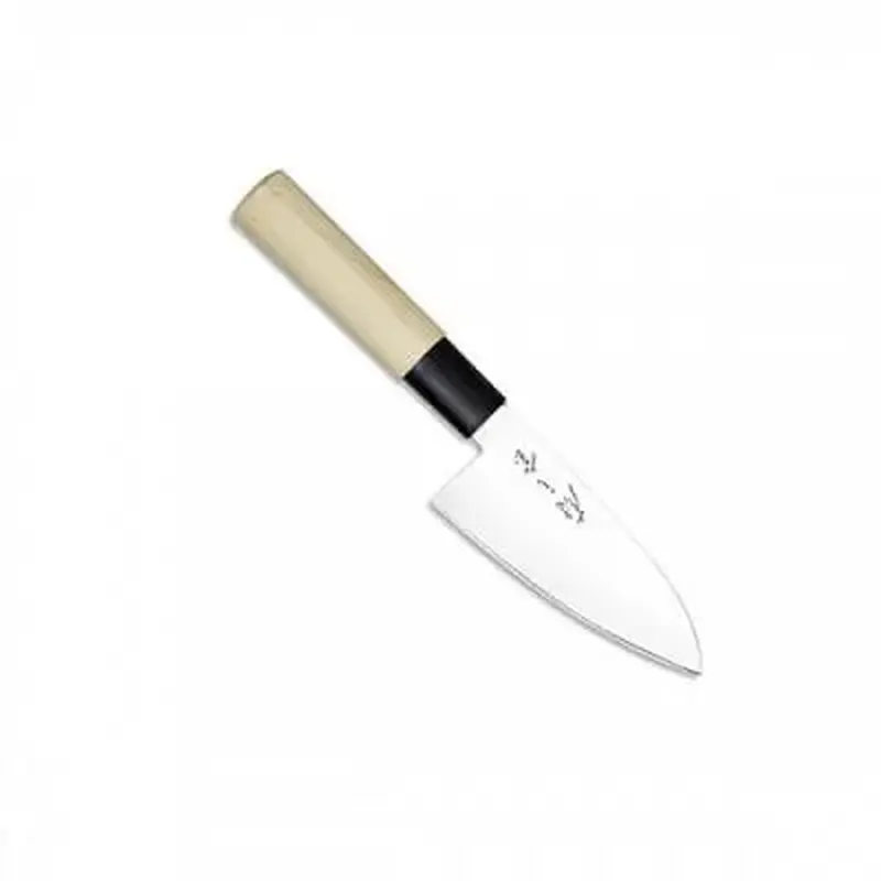 2511T34 Нож кухонный Deba(Japanese Style), L=10см., лезвие- нерж.сталь,ручка- пластик,цвет бежевый,