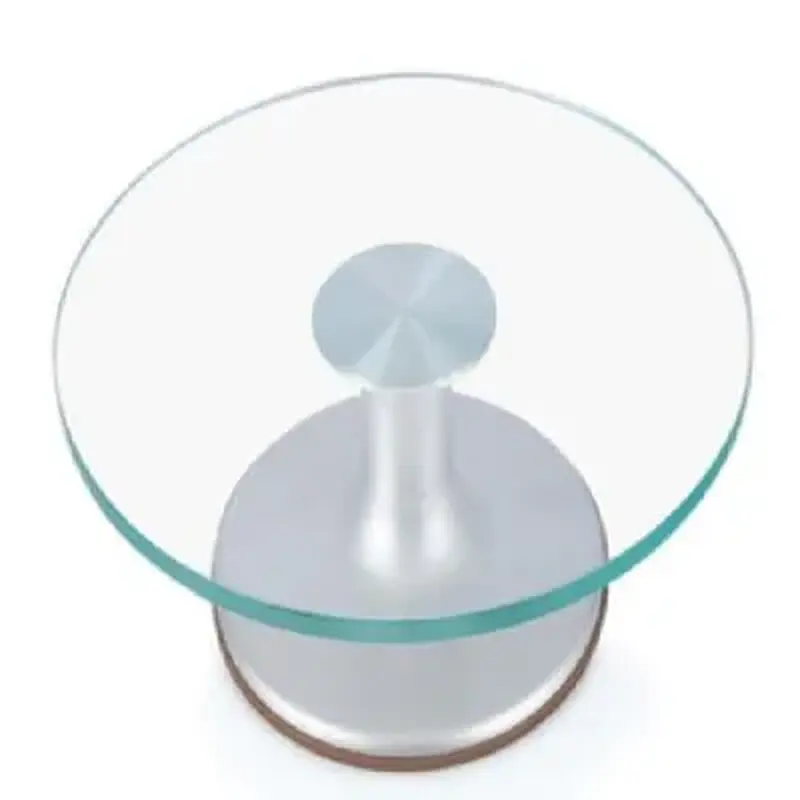 CSA-12G Подставка для торта , d=30см., нерж.сталь, стекло