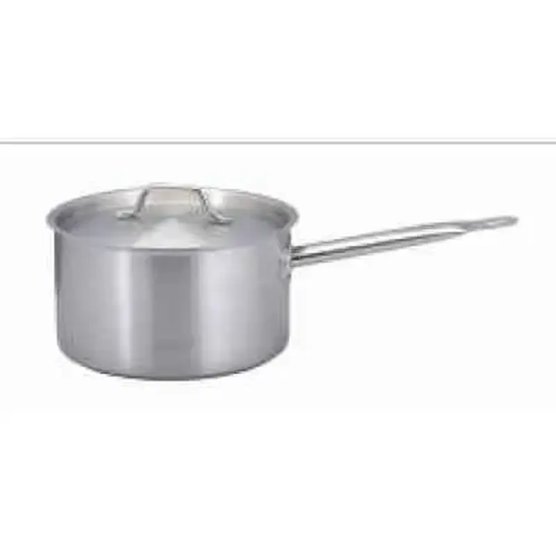 E22012 Сотейник с ручкой, 3.2л., d=20 h=12см., с крышкой нерж.сталь