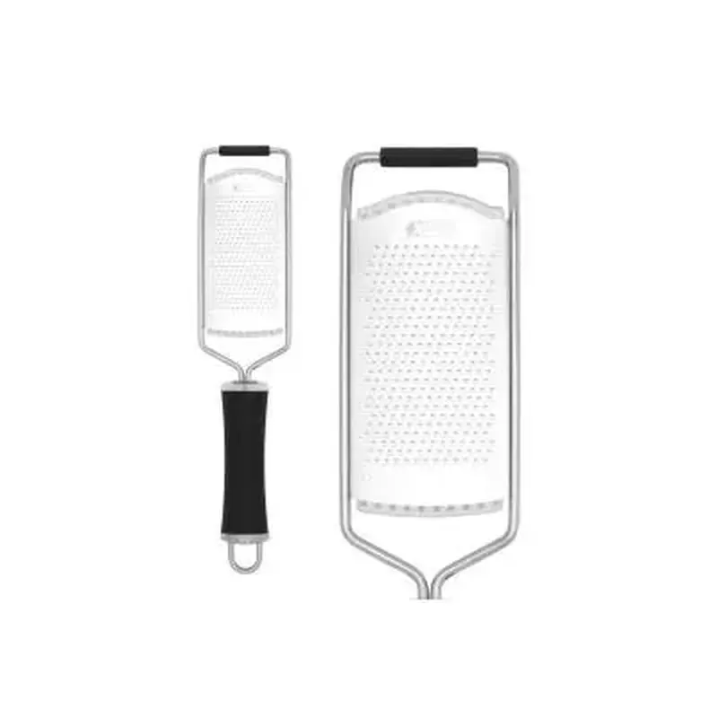 KL321GAE5 Терка для овощей,лука,чеснока,сыра,шоколада, 13х8 L=30см., нерж.сталь, ручка пластик, цвет