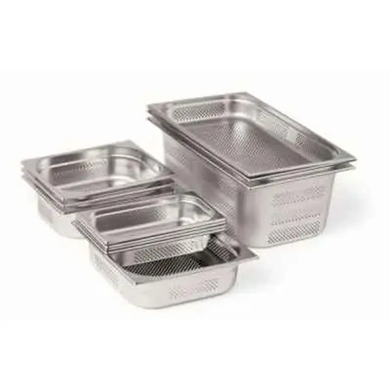 P11040 Гастроемкость перфорированная, 5л., GN1/1-530x325h=40мм., нерж.сталь