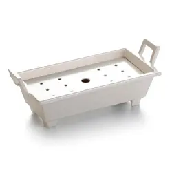 Блюдо для подачи, P.L. Proff Cuisine, White Mel, 40,6 x 18,6 x 14,3 см