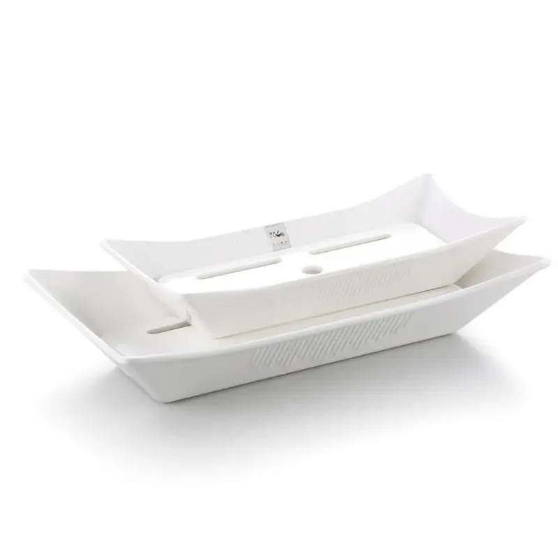 Блюдо для подачи, P.L. Proff Cuisine, White Mel, 43,2 x 23 x 8,5 см
