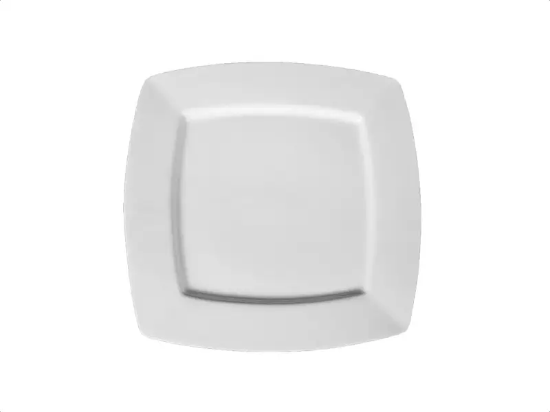 Тарелка квадратная, Tudor, Royal White, 18 х 18 см